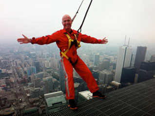 Pierre-Yves Bourduas sky-diving